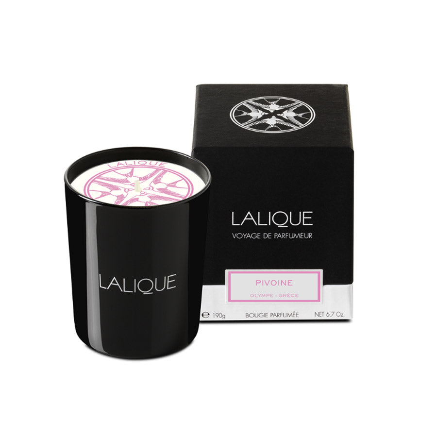 Lalique Peony Mount Olympus Greece Scented Candle