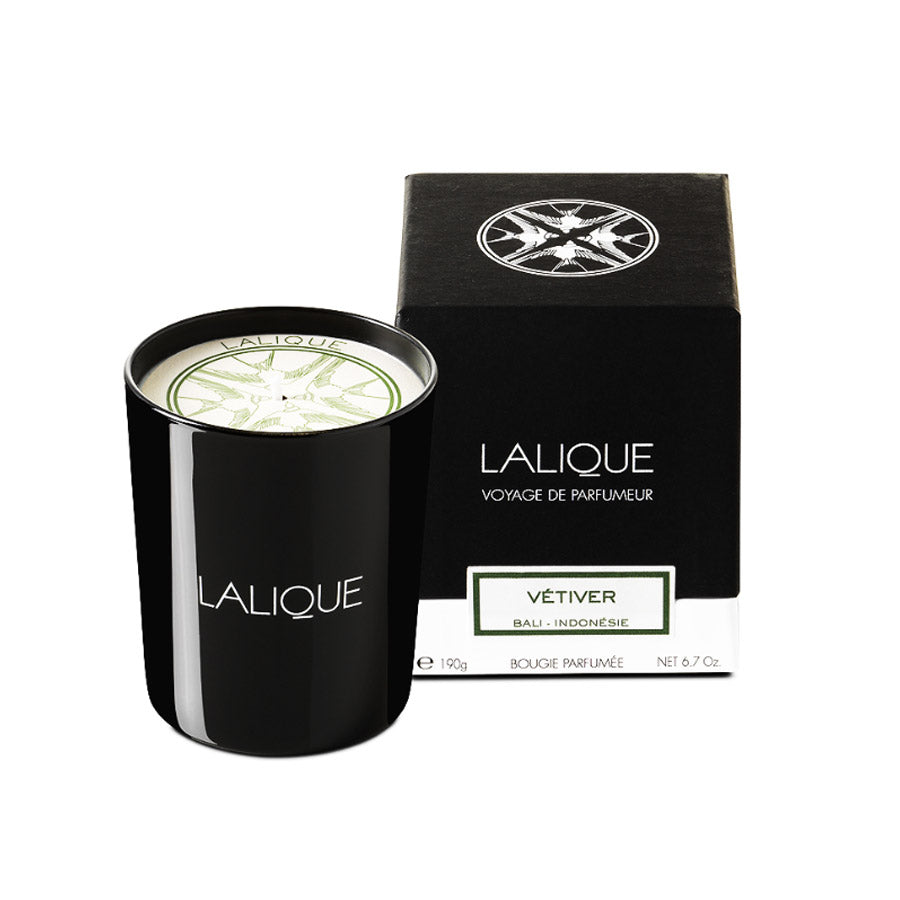 Lalique Vetiver Bali Indonesia Scented Candle