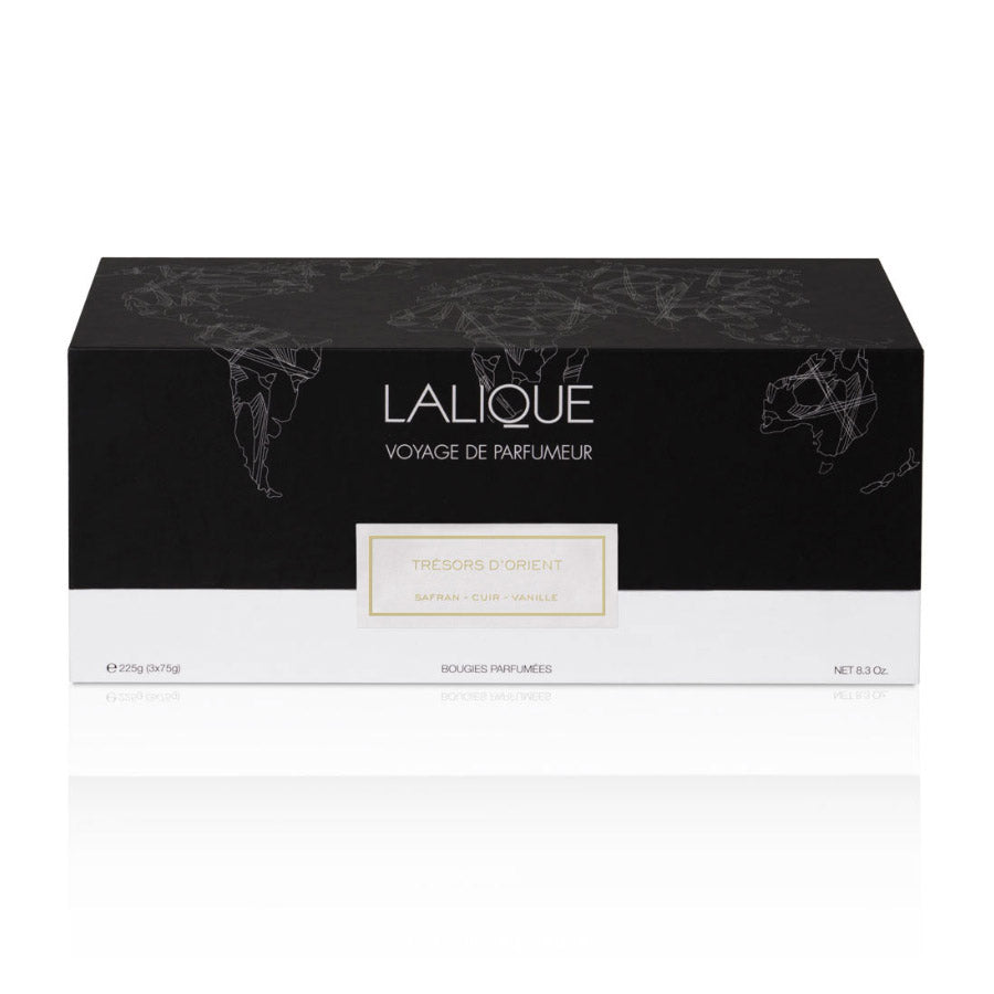 Lalique Set of 3 Oriental Treasures Scented Candles