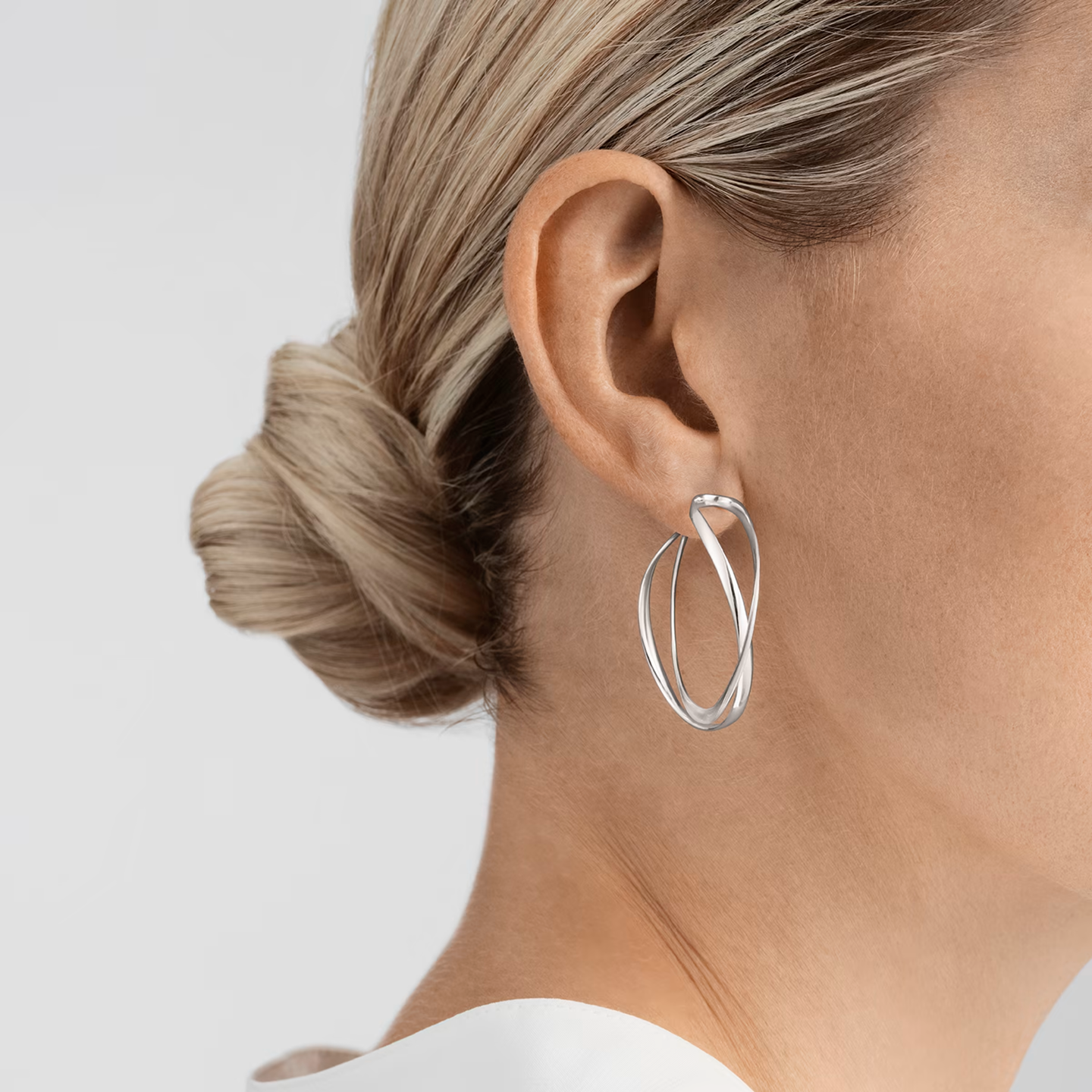 Georg Jensen Infinity Earhoops Large 3539267