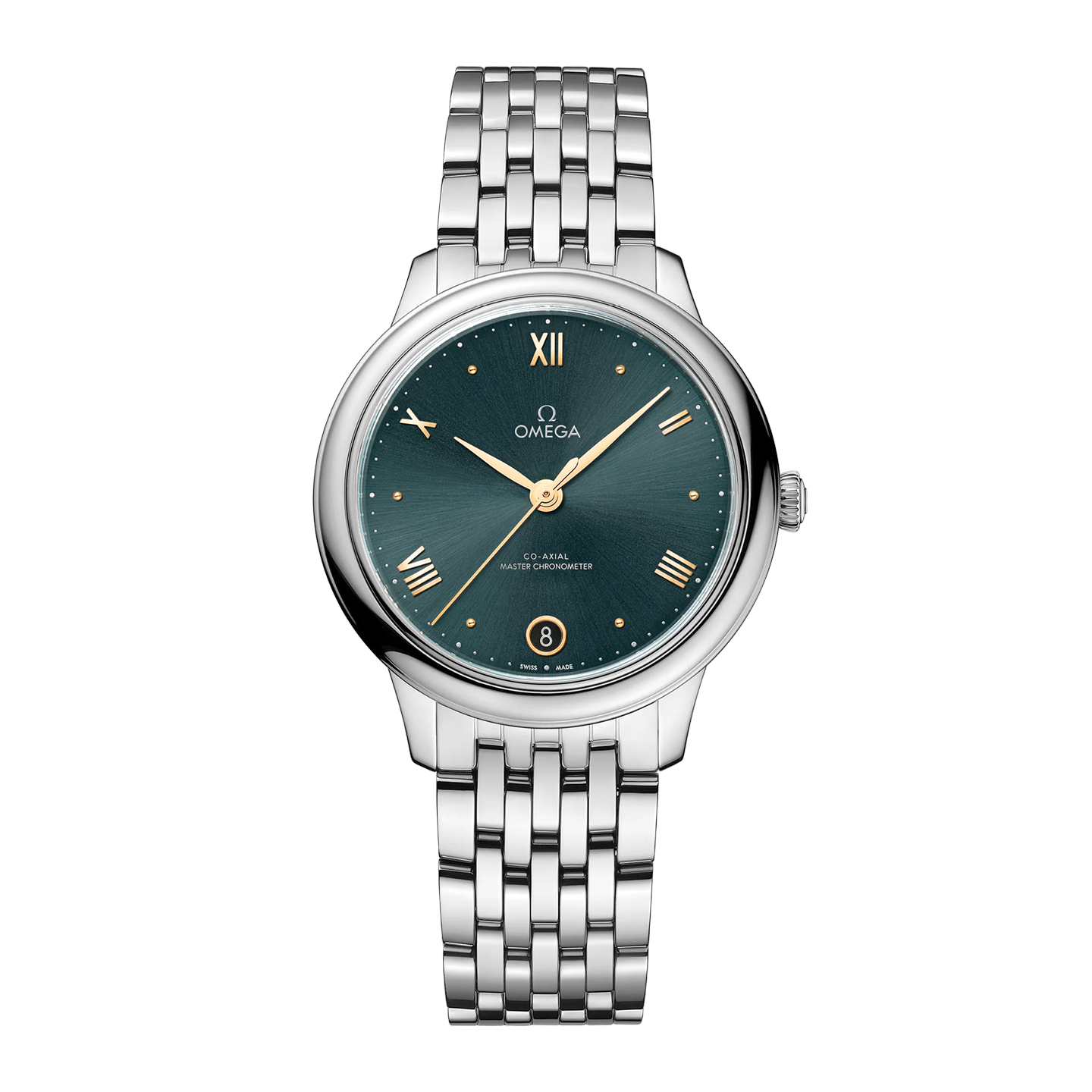 Omega DeVille 34mm Bi Colour Green Dial