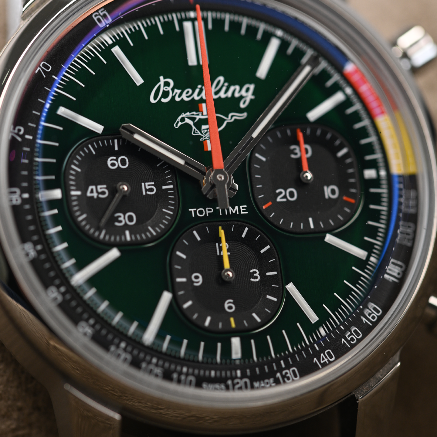 Pre-Owned Breitling Top Time Ford Mustang AB01762A1L1X1