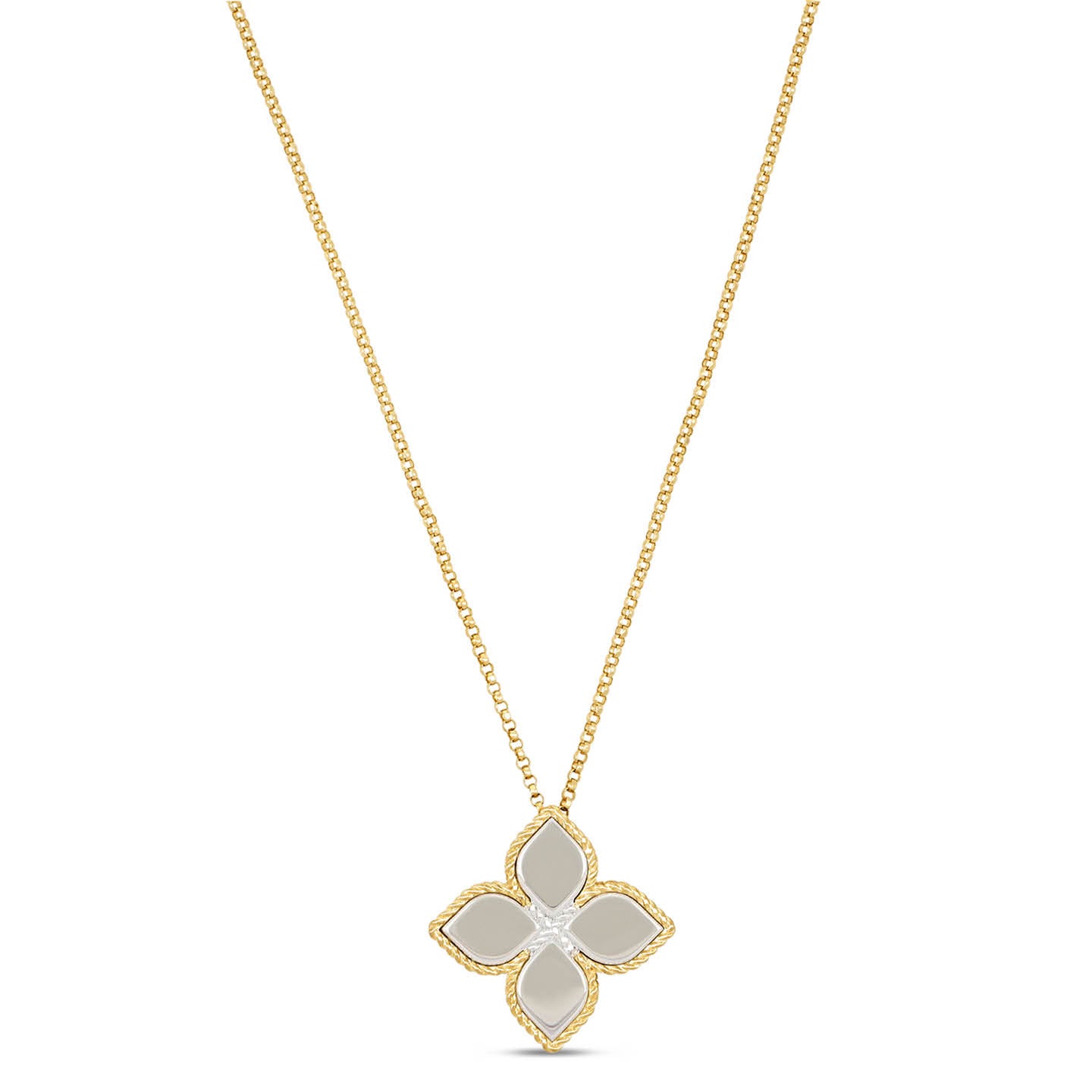 Roberto Coin Princess Flower Diamond Pendant ADR777CL0652_YW