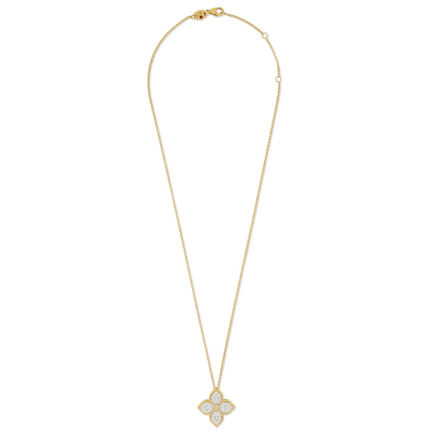 Roberto Coin Princess Flower Diamond Pendant ADR777CL0652_YW