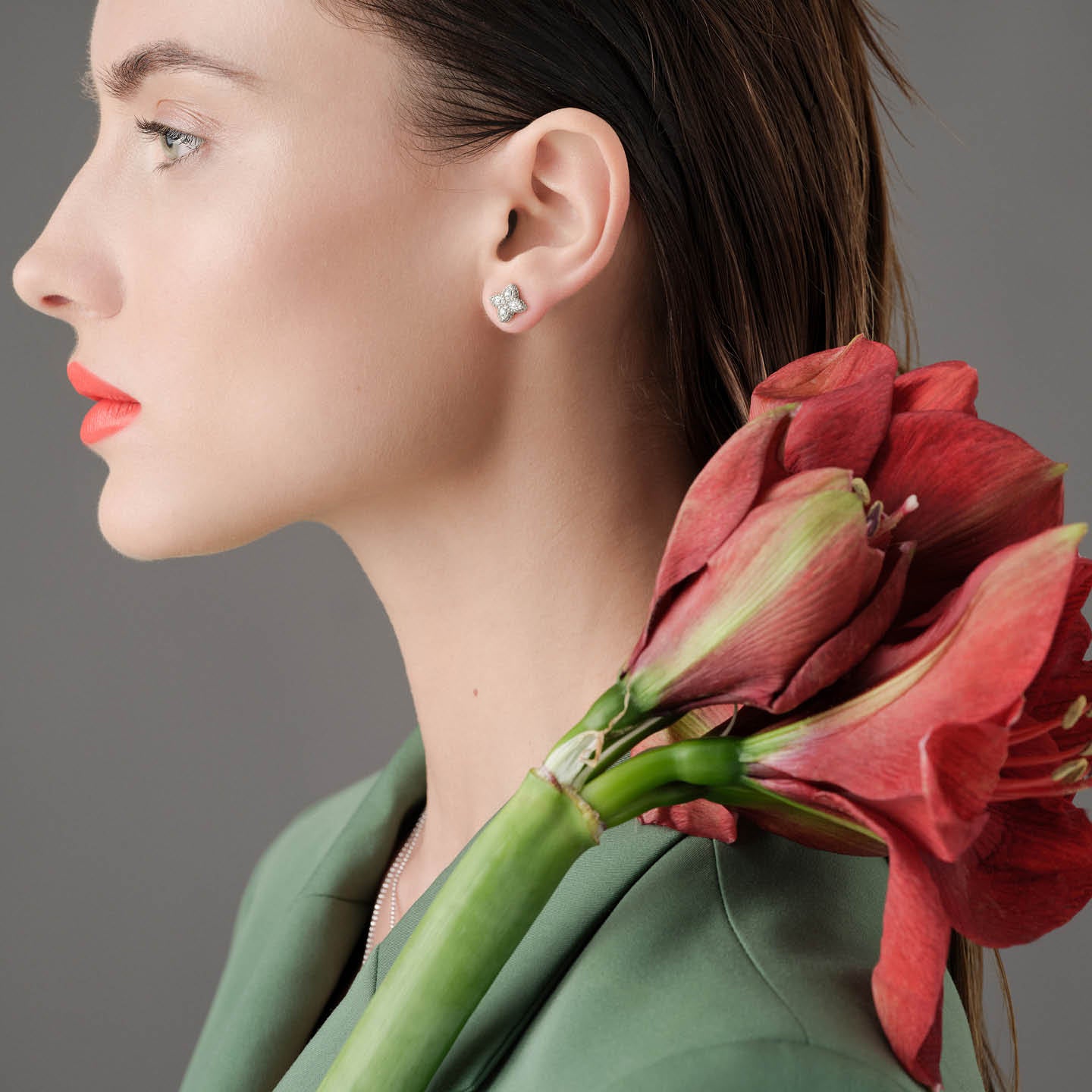 Roberto Coin Princess Flower Earrings S ADR777EA0641_W