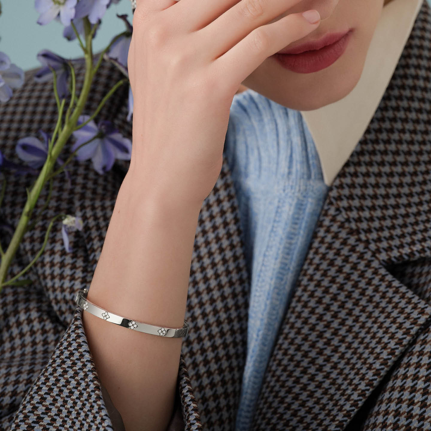 Roberto Coin Love In Verona Bangle Slim ADR888BA2013_W