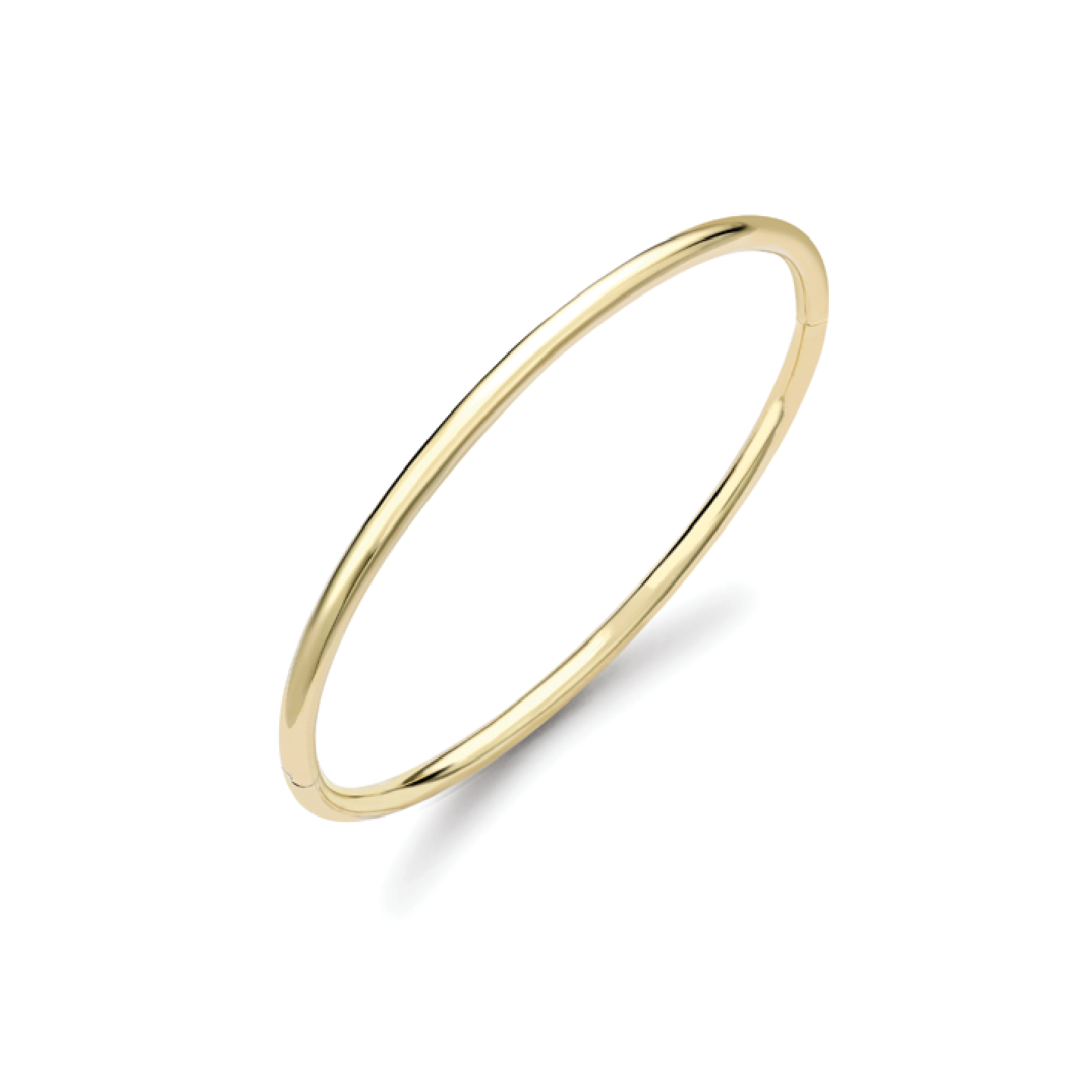 Beards 9ct Yellow Gold Solid Bangle BN350