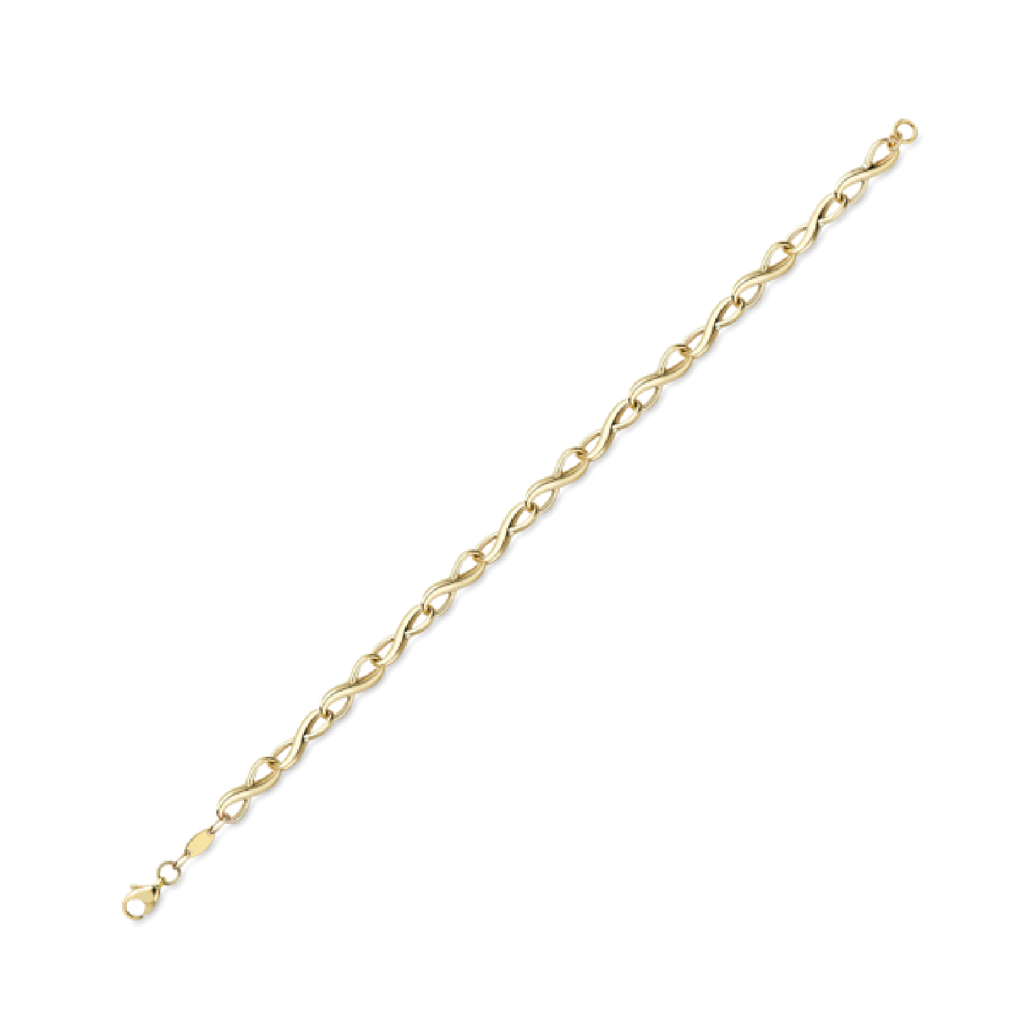 Beards 9ct Yellow Gold Infinity Bracelet BR521-07