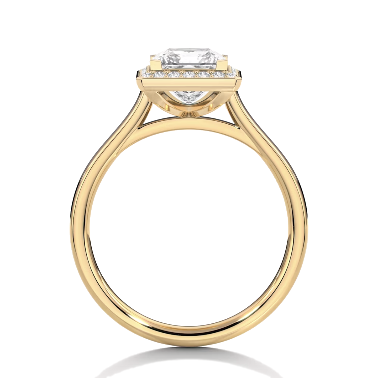 Classic Halo Princess Cut I