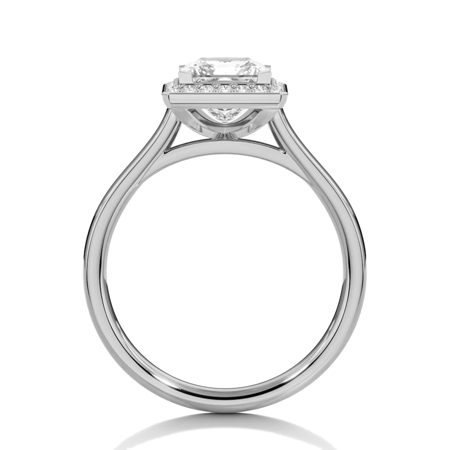 Classic Halo Princess Cut I