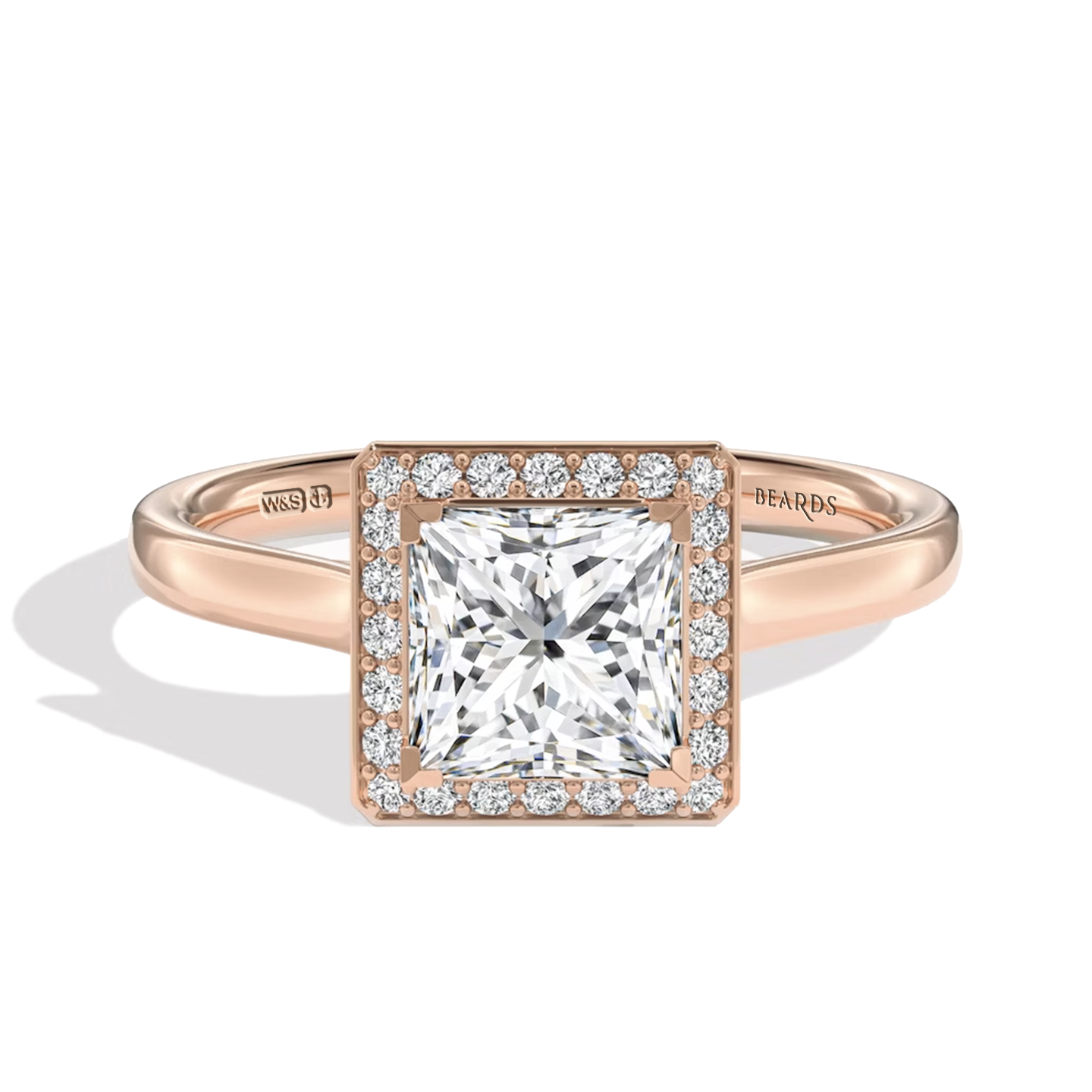 Classic Halo Princess Cut I