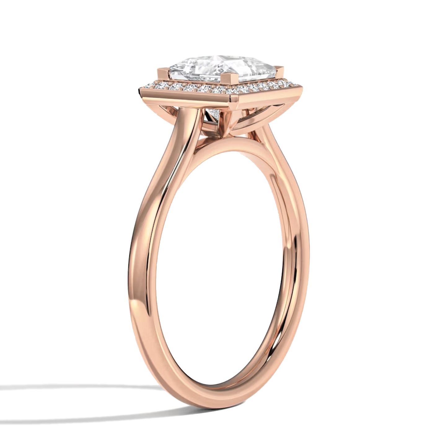 Classic Halo Princess Cut I