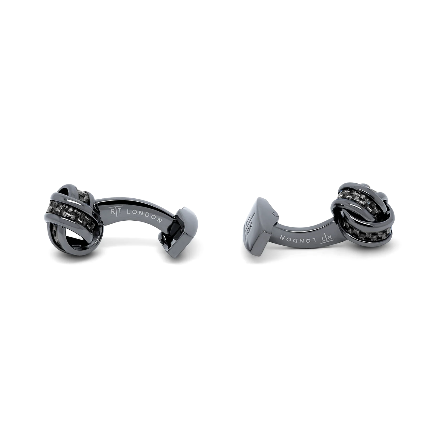 Tateossian Carbon Knot Cufflinks