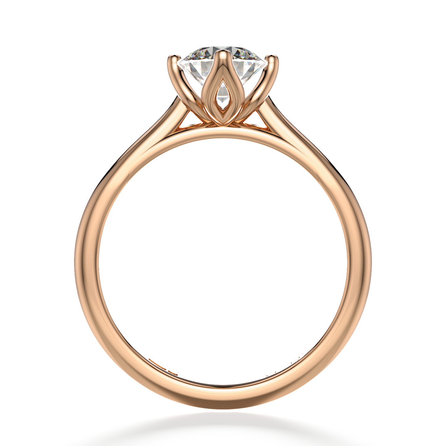Classic Four Claw Solitaire Rose Gold