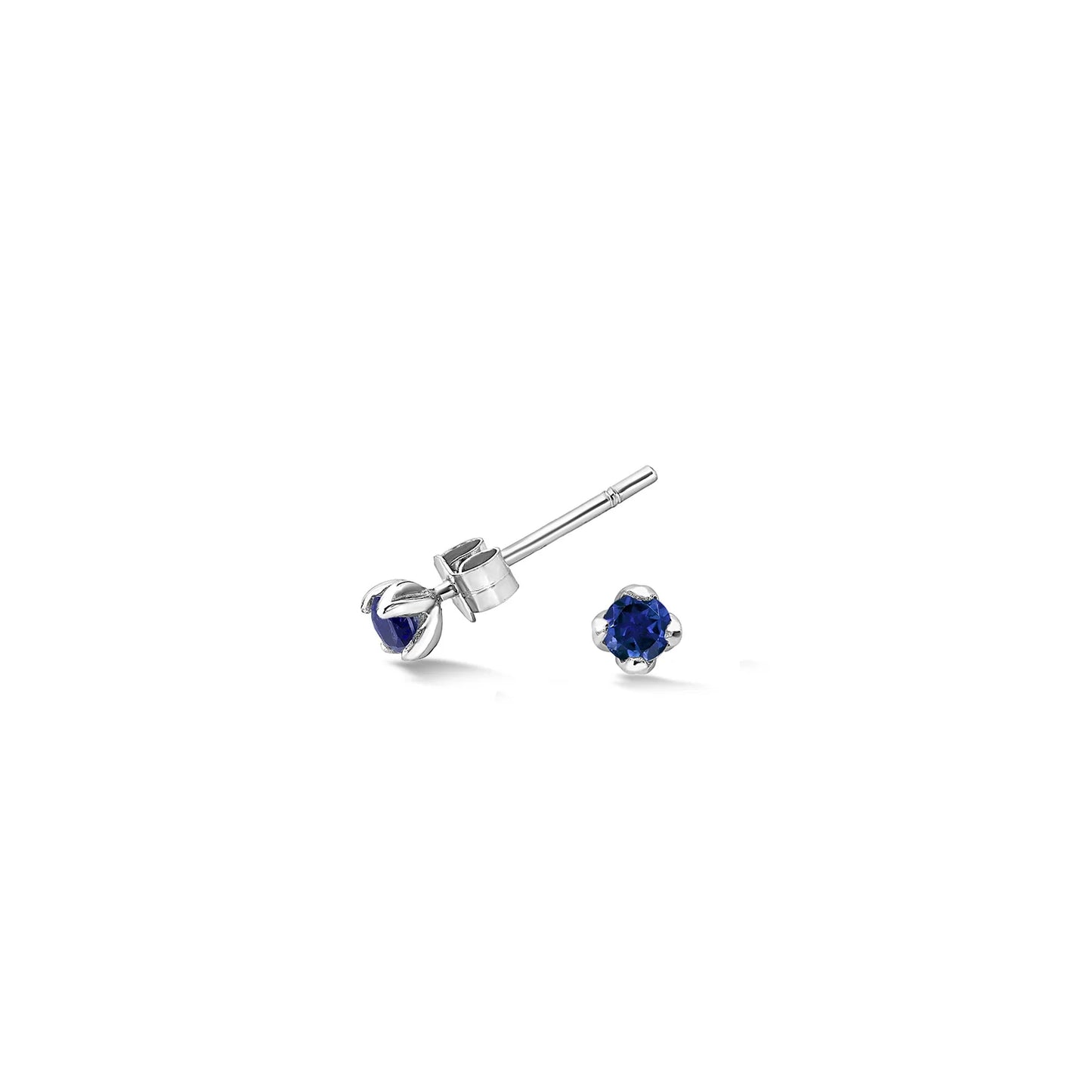 DOWER & HALL 3mm Blue Sapphire Orissa Studs TWE13-S-BSAPP