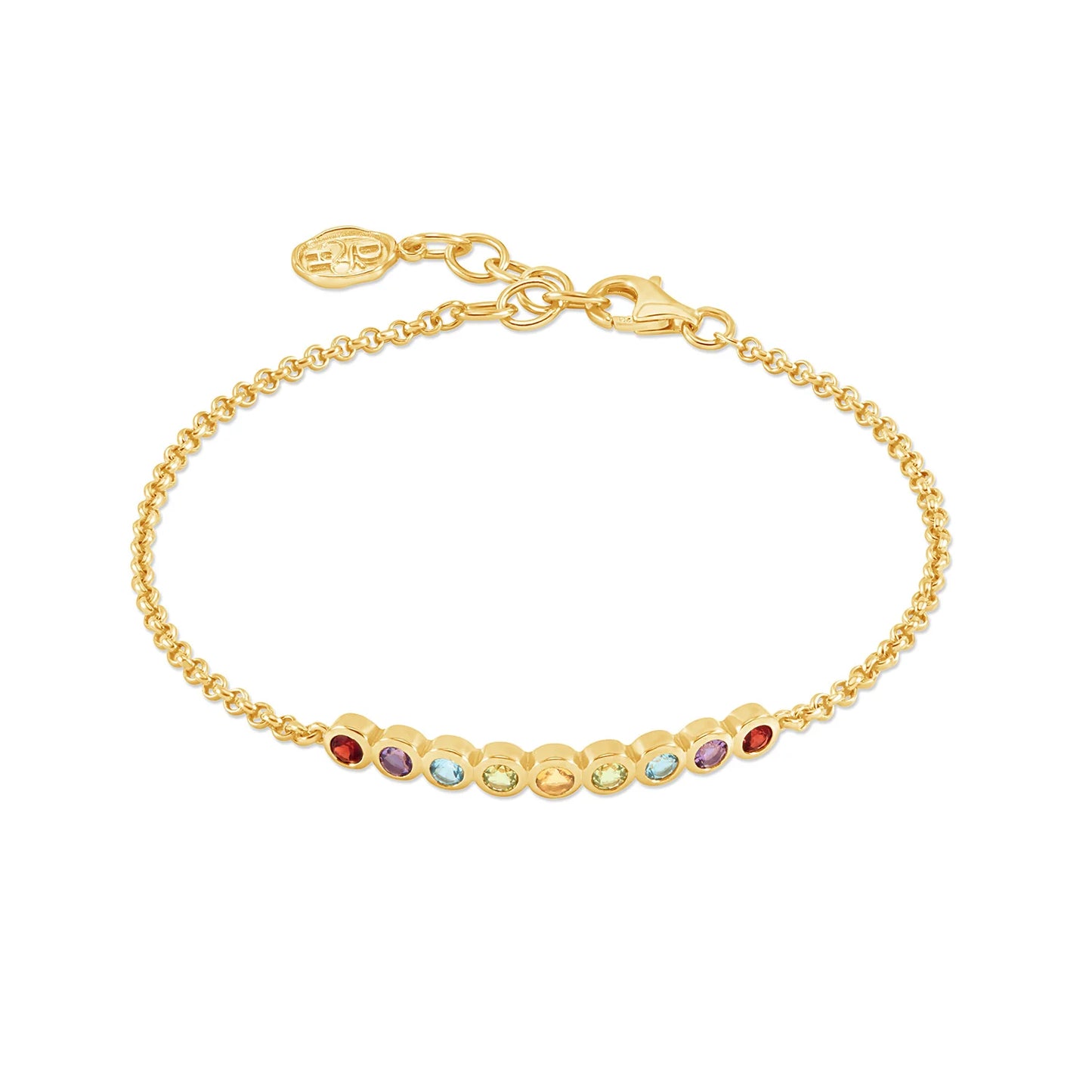 DOWER & HALL Tutti Frutti Bar Bracelet TWB52-V-MULTI-MED