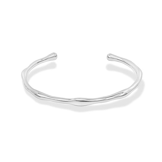 DOWER & HALL Waterfall Torque Bangle WFBG1-S-MED