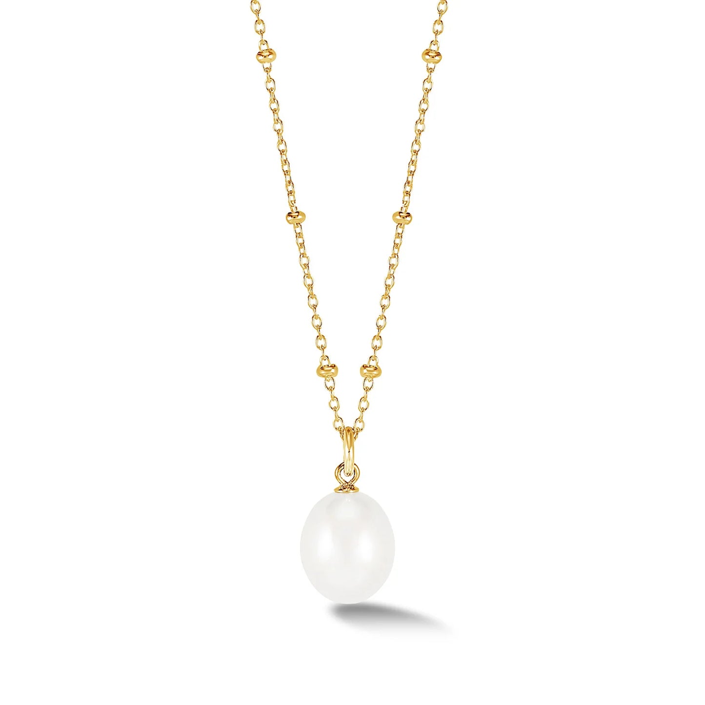 DOWER & HALL Timeless Freshwater Pearl Pendant PLP41-V-WP-18