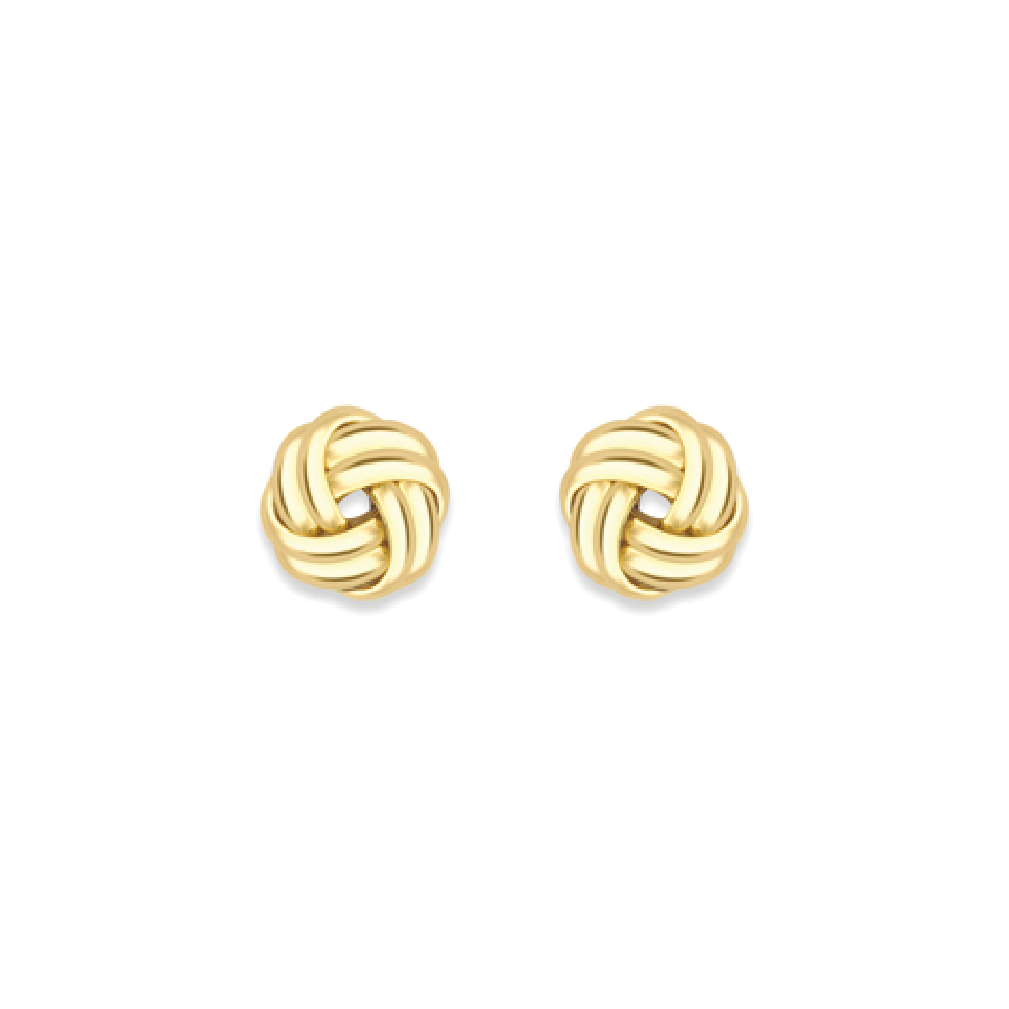 Beards 9ct Yellow Gold Knot Earrings EA196