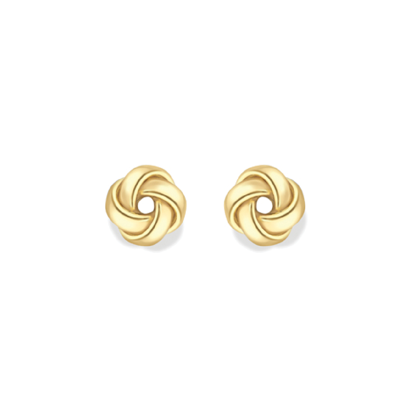 Beards 9ct Yellow Gold Knot Earrings EA197