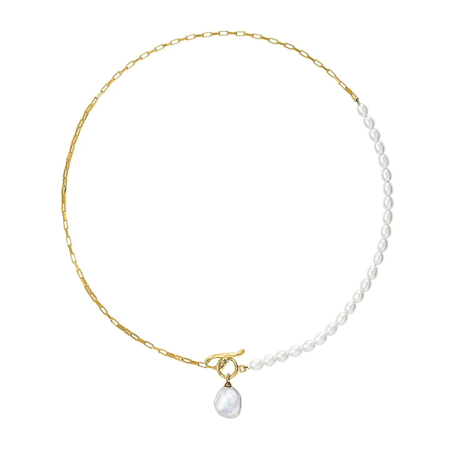 Dower & Hall Luna Pearl Necklace LUN45-V