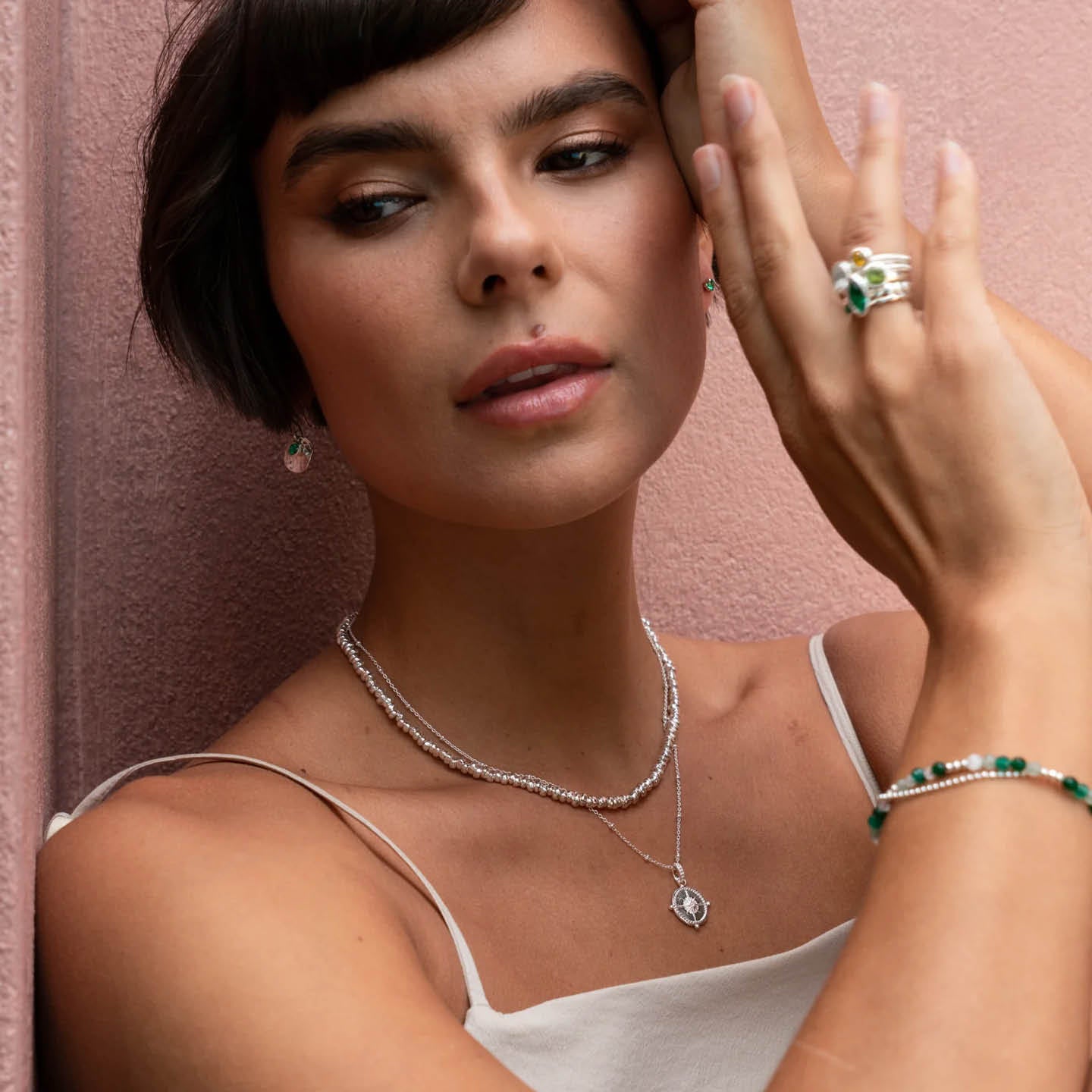 Dower & Hall Small Nugget Necklace NN235-S-18