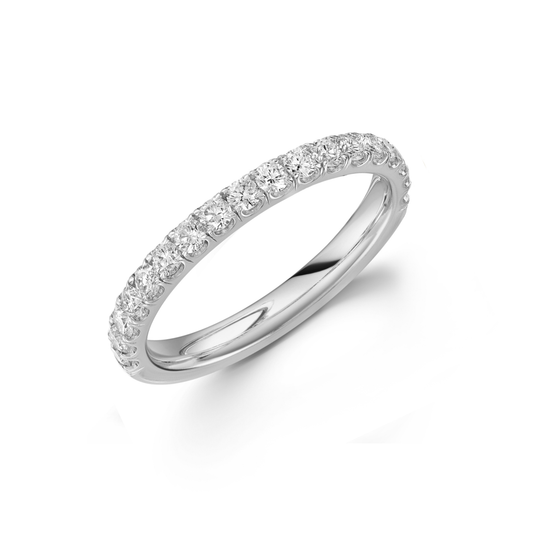 Provenance Lily 0.42ct Castle Claw Eternity