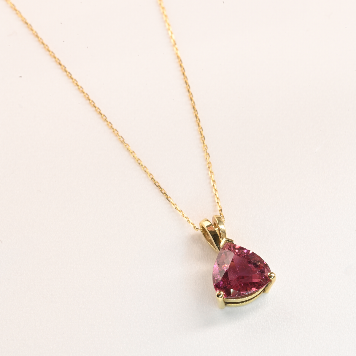 Beards Tourmaline & Diamond Pendant