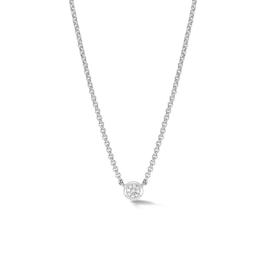 Dower & Hall Silver Round Dewdrop Pendant TWP4-S-WSAPP-18