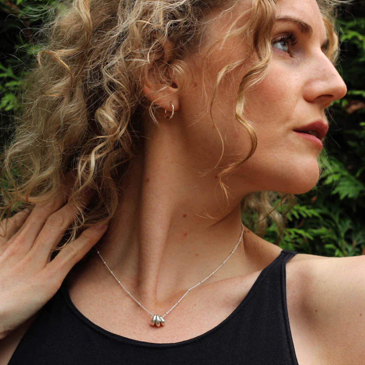 Dower & Hall Small Waterfall Hoops WFE1-S