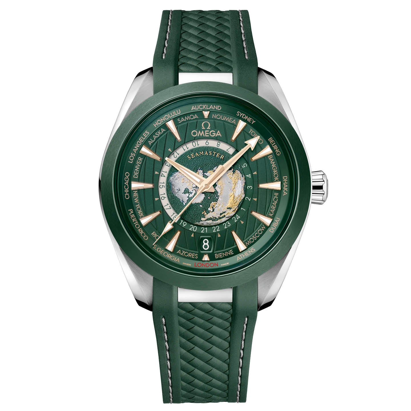 Omega Aqua Terra 150M GMT Worldtimer 220.32.43.22.10.001