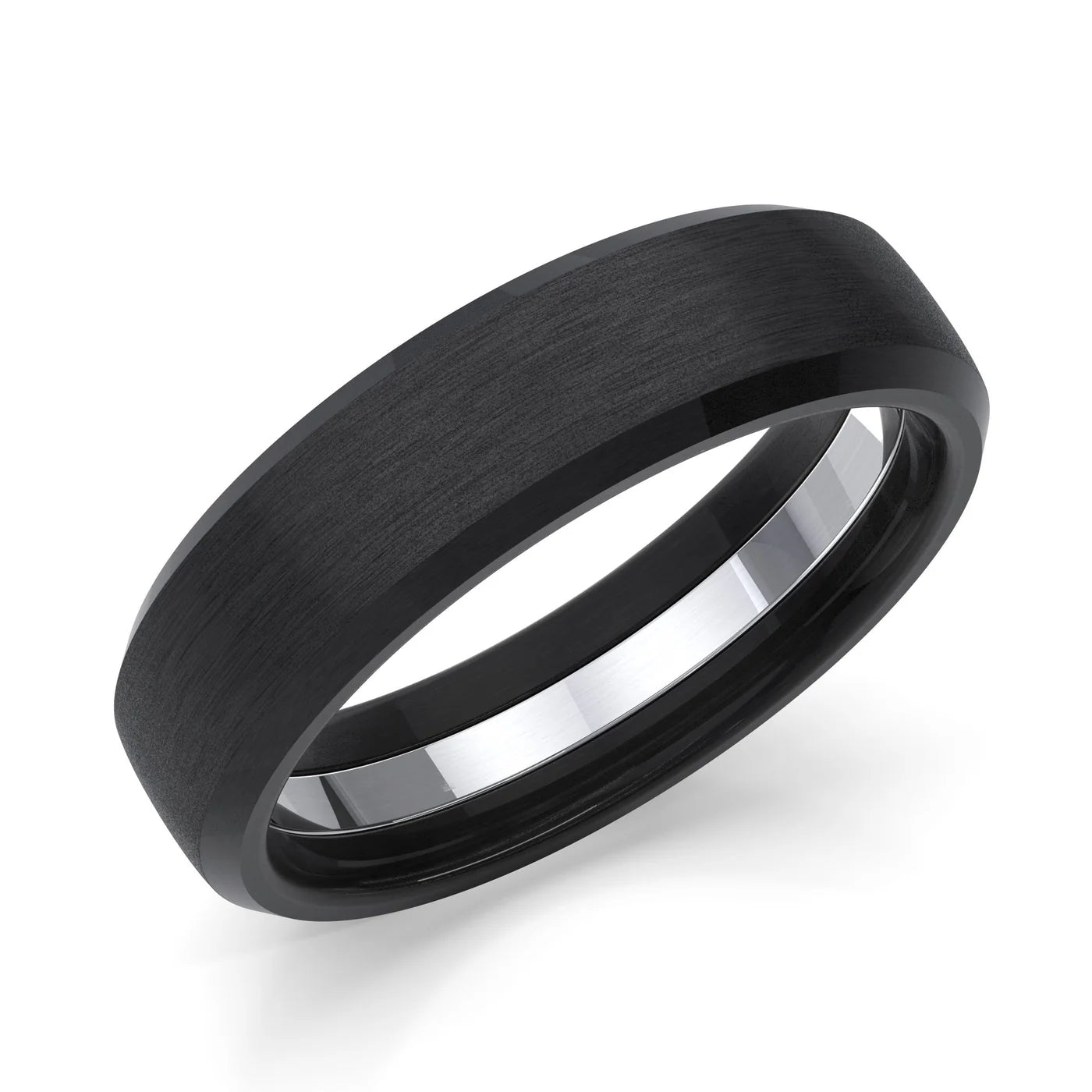Zedd Pure Zirconium Men's Wedding Band 6mm ZT326/4A