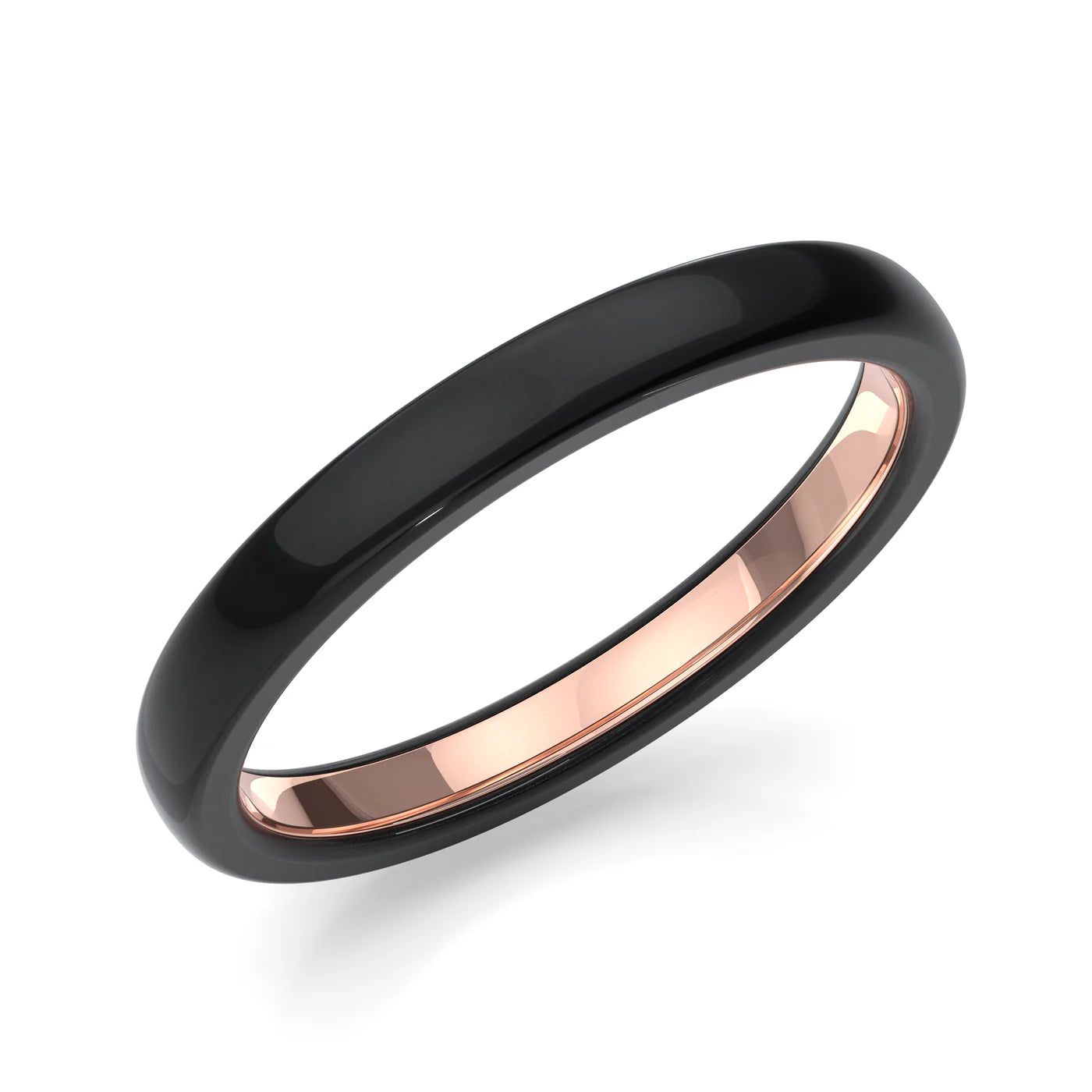 Zedd Pure Zirconium Men's Wedding Band 3mm