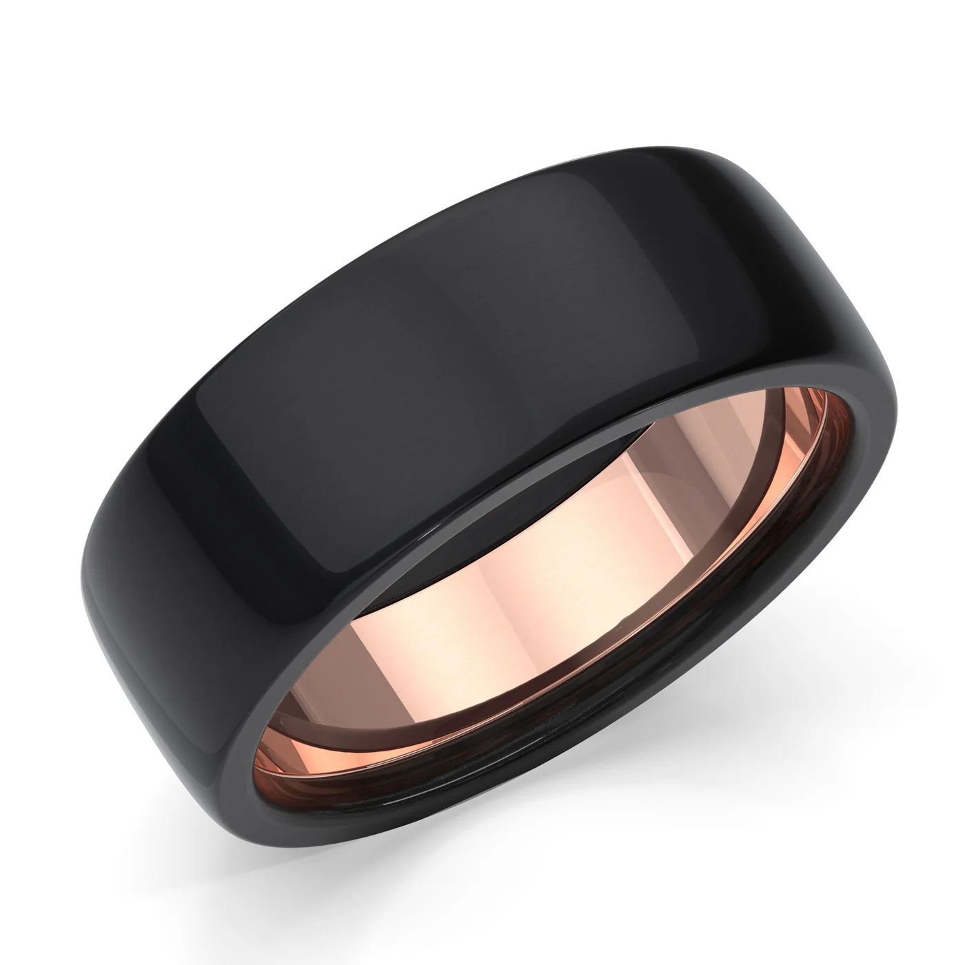 Zedd Pure Zirconium Men's Wedding Band 8mm ZZ328