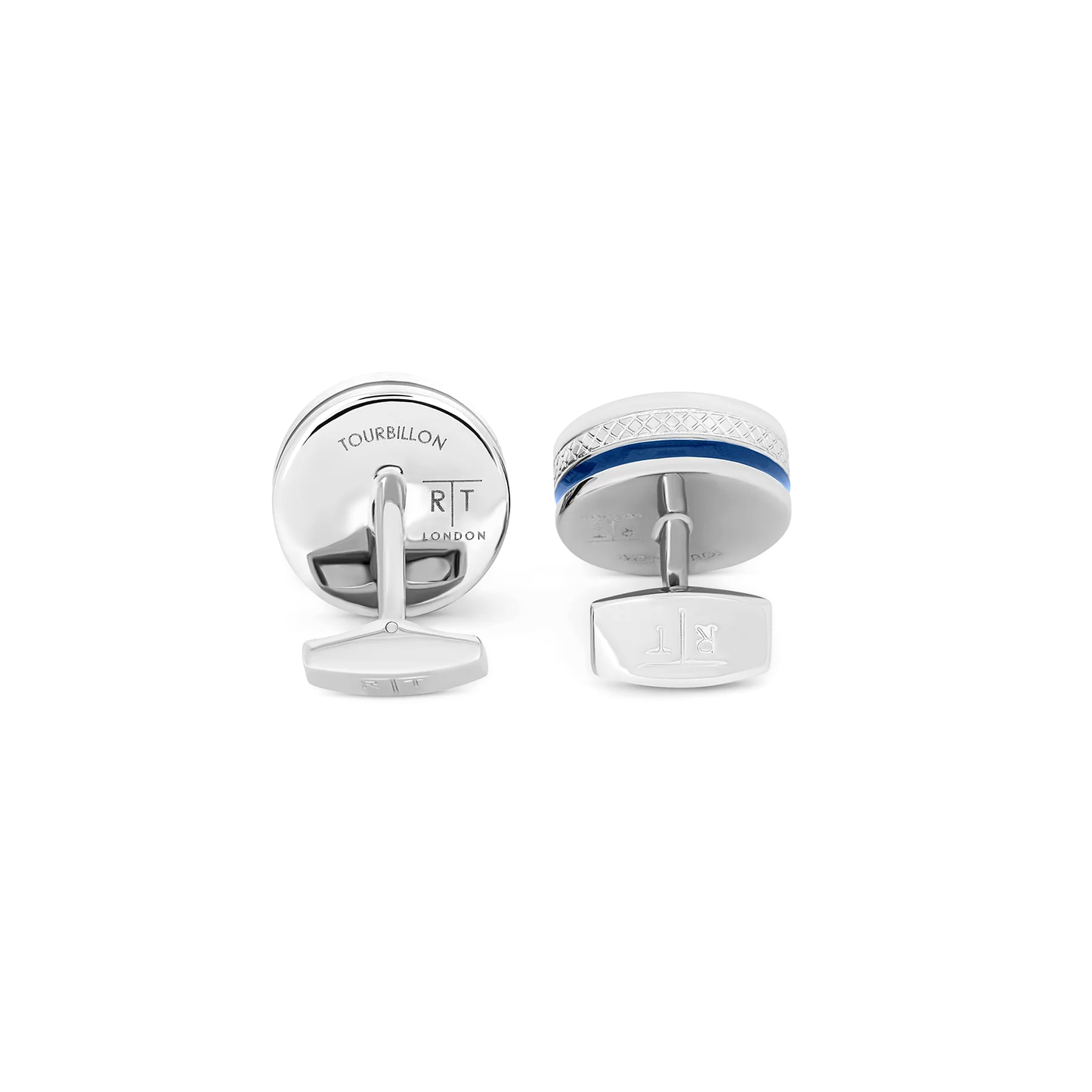 Tateossian Skull Tourbillon Cufflinks Palladium