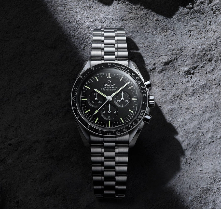 Omega Speedmaster Moonwatch at Beards