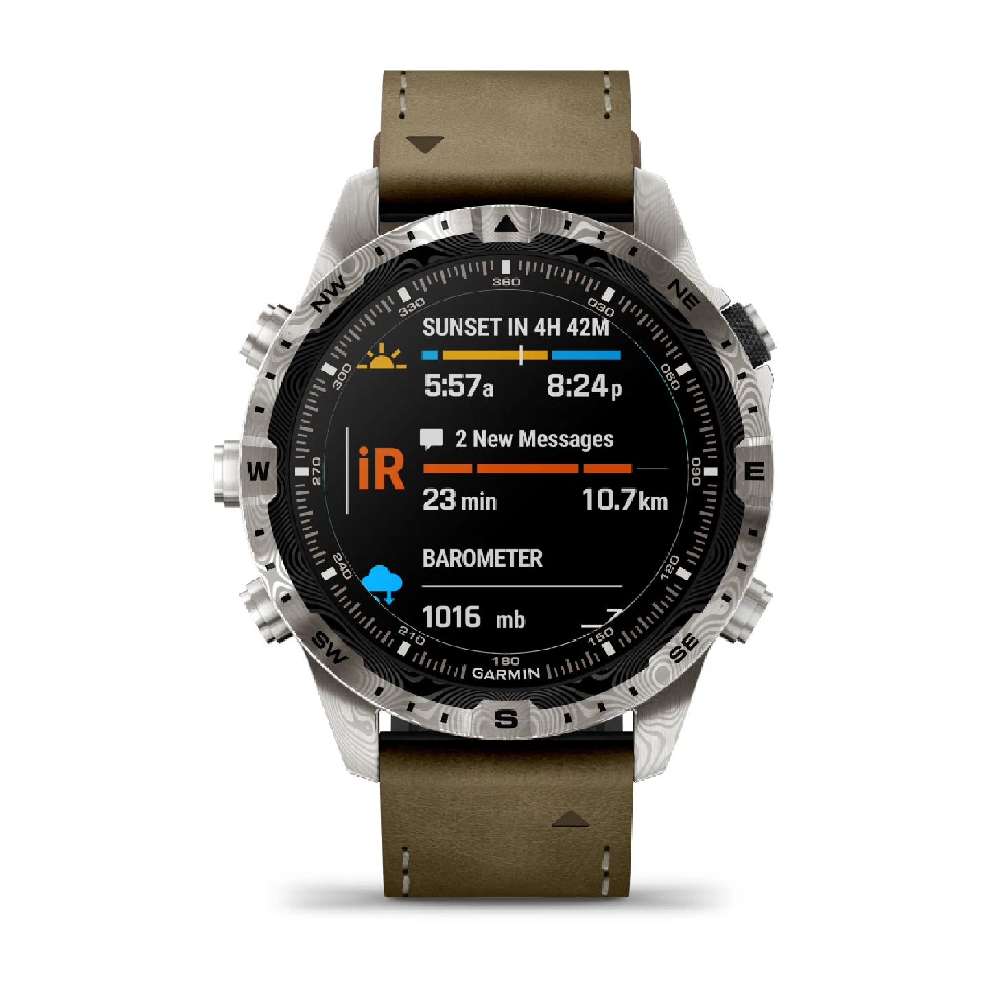 Garmin MARQ Adventurer (Gen 2) – Damascus Steel Edition 010-03393-31