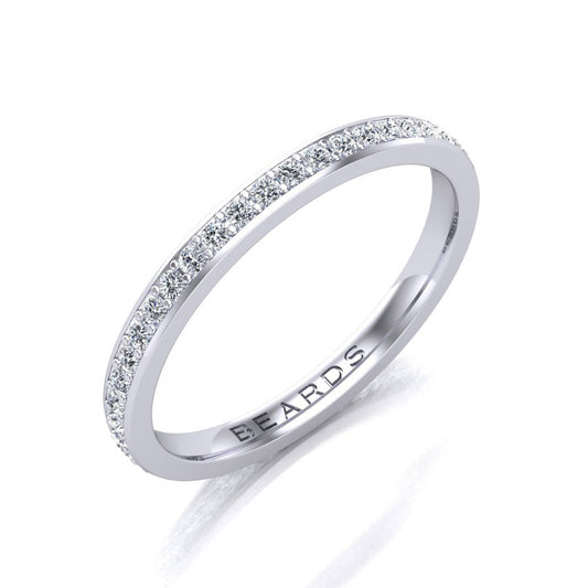 Beards Platinum & Diamond Eternity Ring