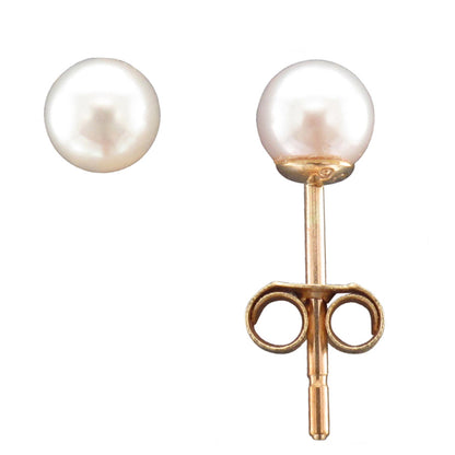 Beards Pearl Ear Studs