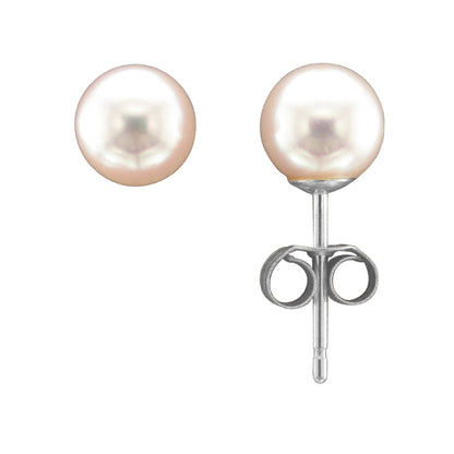Beards Pearl Ear Studs
