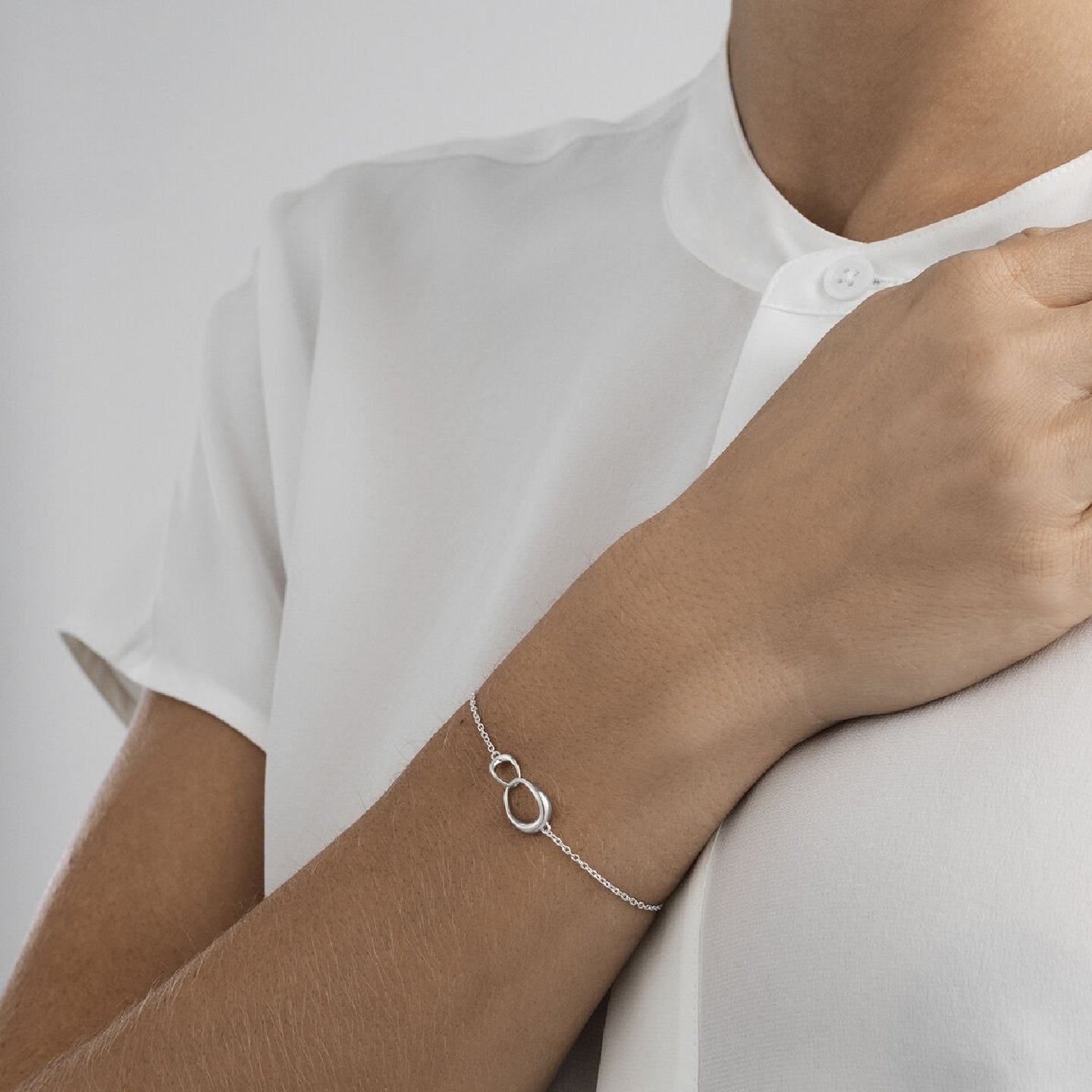 Georg Jensen Offspring Interlocking Bracelet 10012370