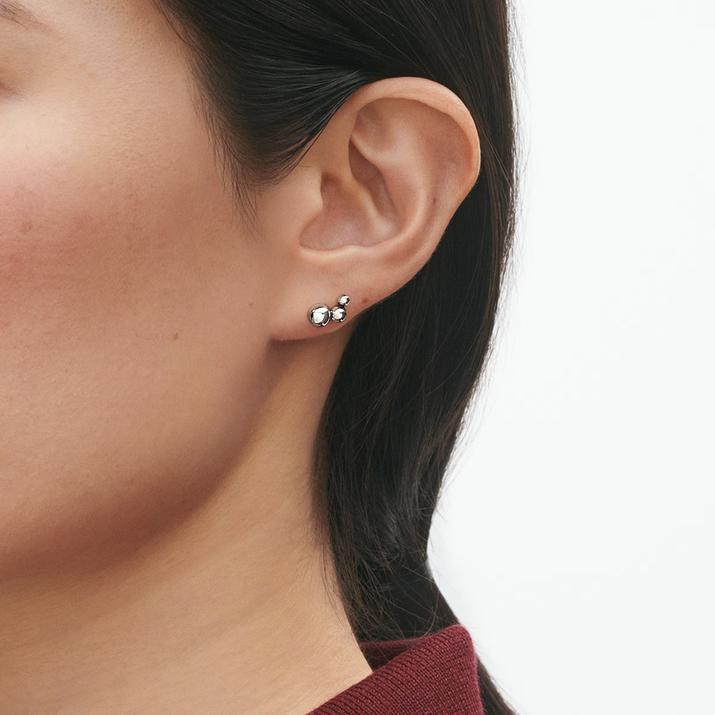 Georg Jensen MOONLIGHT GRAPES Ear Stud 20001630