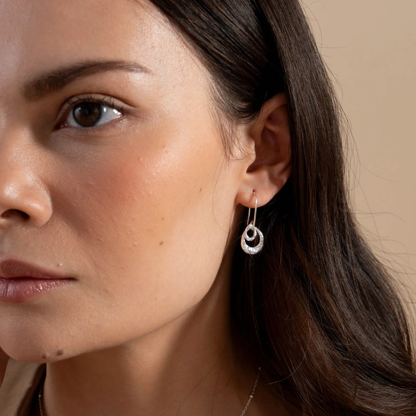 Dower & Hall Entwined Double Oval Drop Earrings EWE20-S