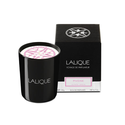 Lalique Peony Mount Olympus Greece Scented Candle