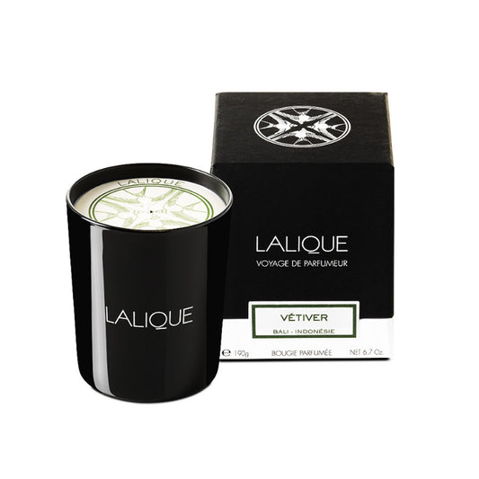 Lalique Vetiver Bali Indonesia Scented Candle