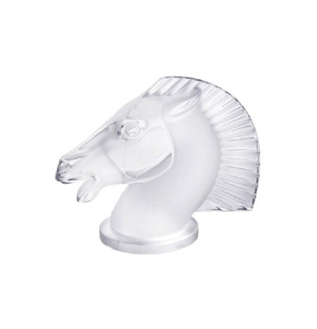 Lalique Clear Crystal Longchamp Horse Sculpture