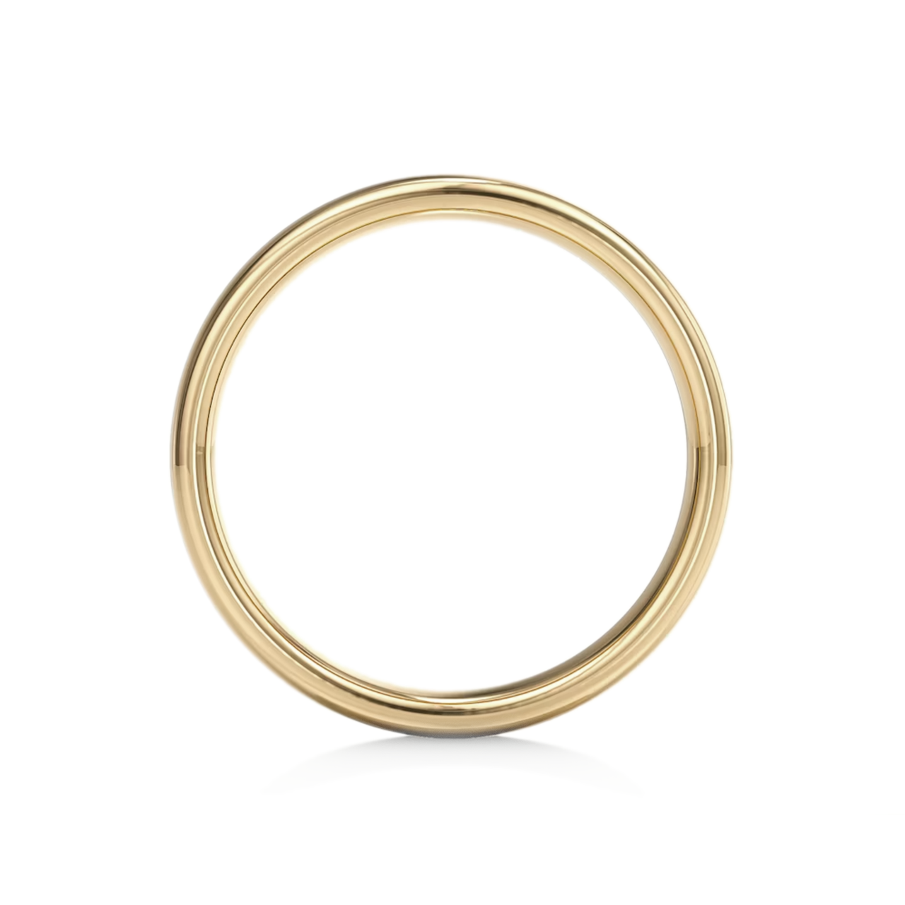 9ct Yellow Gold Bombe Court Wedding Band