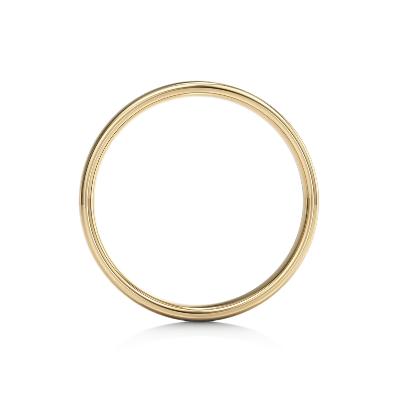 9ct Yellow Gold Court Wedding Band