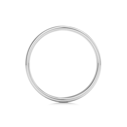 Platinum Court Wedding Band
