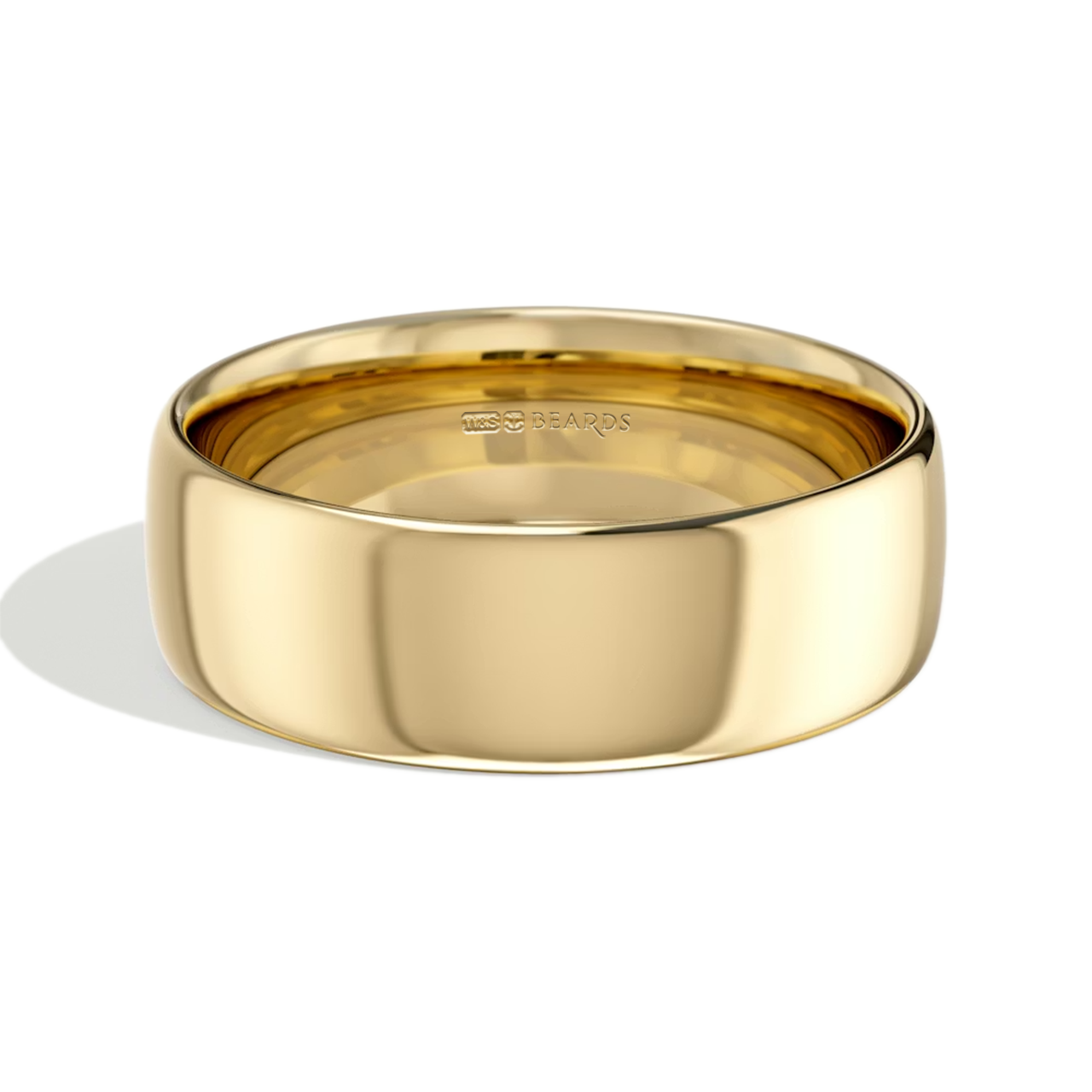 18ct Yellow Gold Court Wedding Band